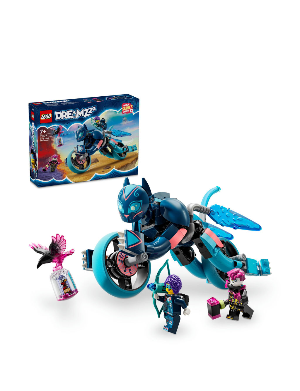 LEGO® DREAMZzz™ Zoey’s Cat Motorcycle Bike Toy 71479 (7+ Yrs)