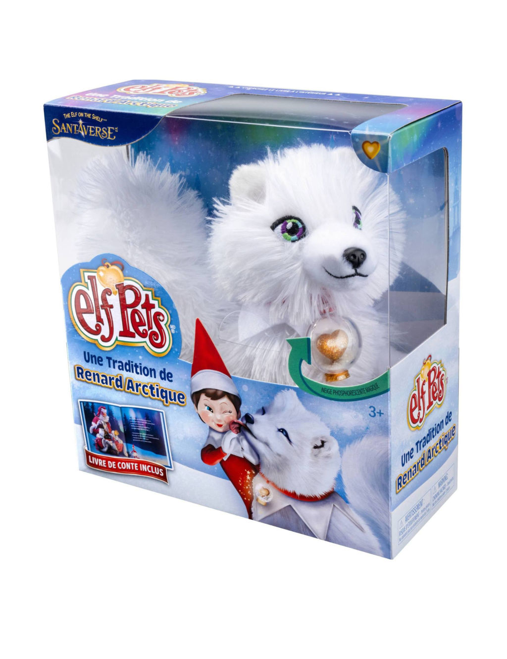 Elf Pets Arctic Fox Soft Toy & Book Set (3+ Yrs)