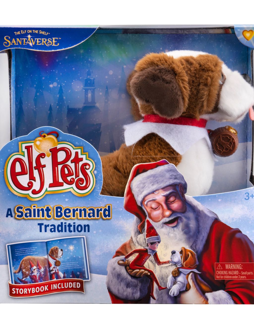 Saint Bernard Soft Toy & Book (3+ Yrs)