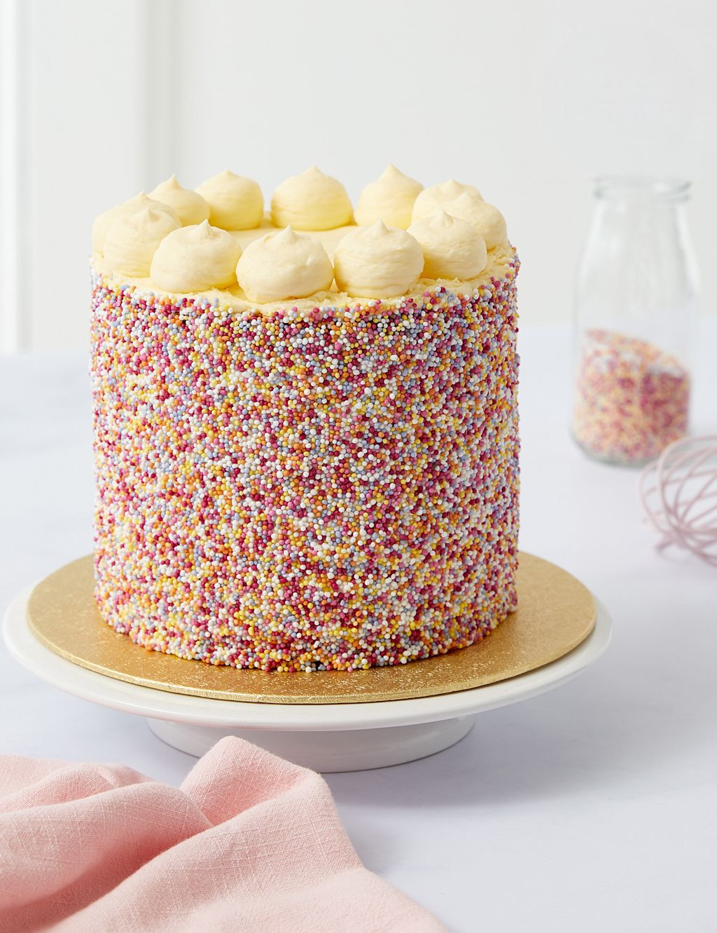 Rainbow Layers Cake (Serves 12)