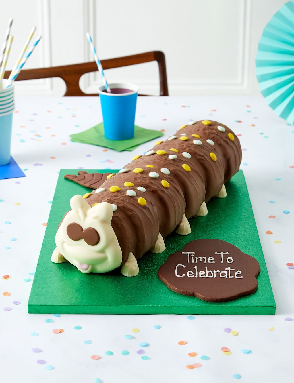 Personalised Giant Colin the Caterpillar™ Cake (Serves 40)