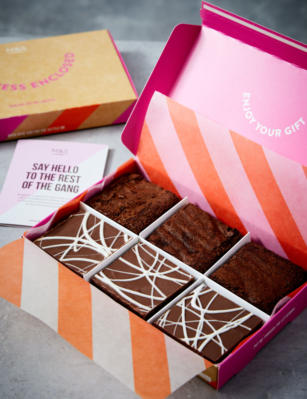 3 Indulgent Chocolate & 3 Triple Chocolate Brownies Letterbox Gift