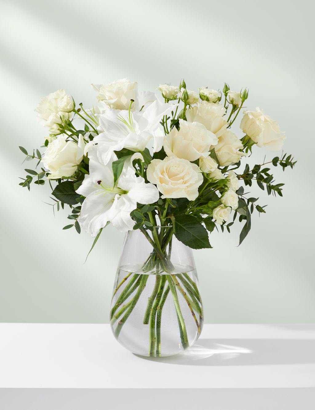 White Rose & Lily Bouquet