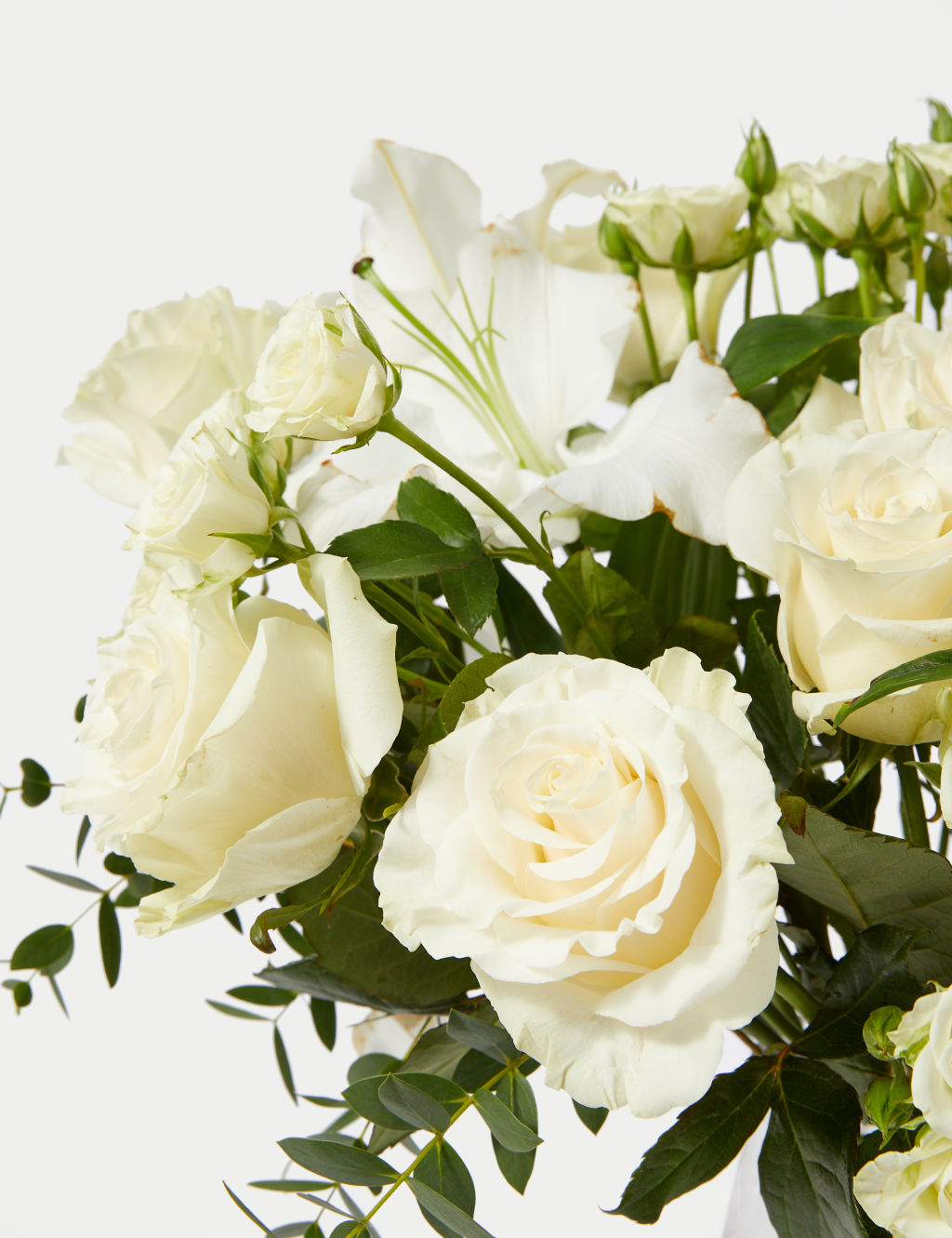 White Rose & Lily Bouquet 7 of 7