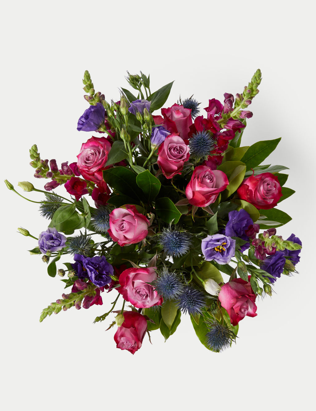 Rose, Antirrhinum & Lisianthus Bouquet