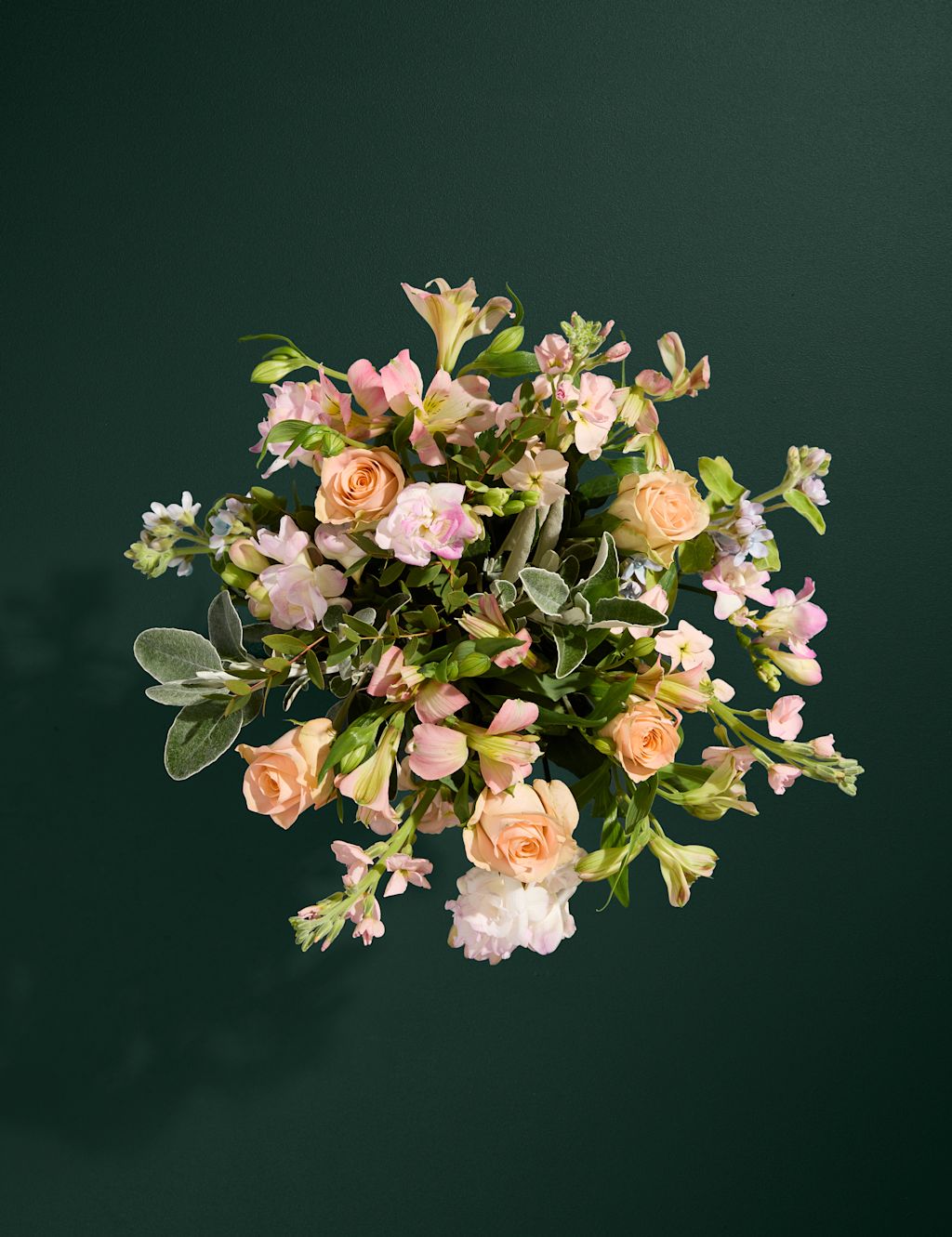 Scented Fressia & Tweedia with Rose Bouquet