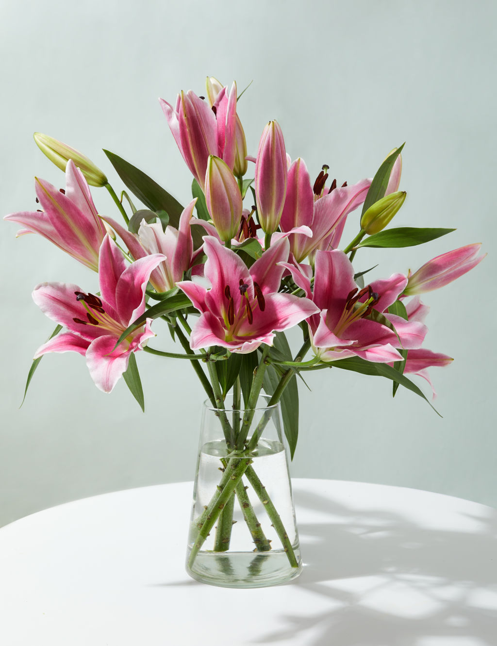 British Pink Lily Abundance Bouquet