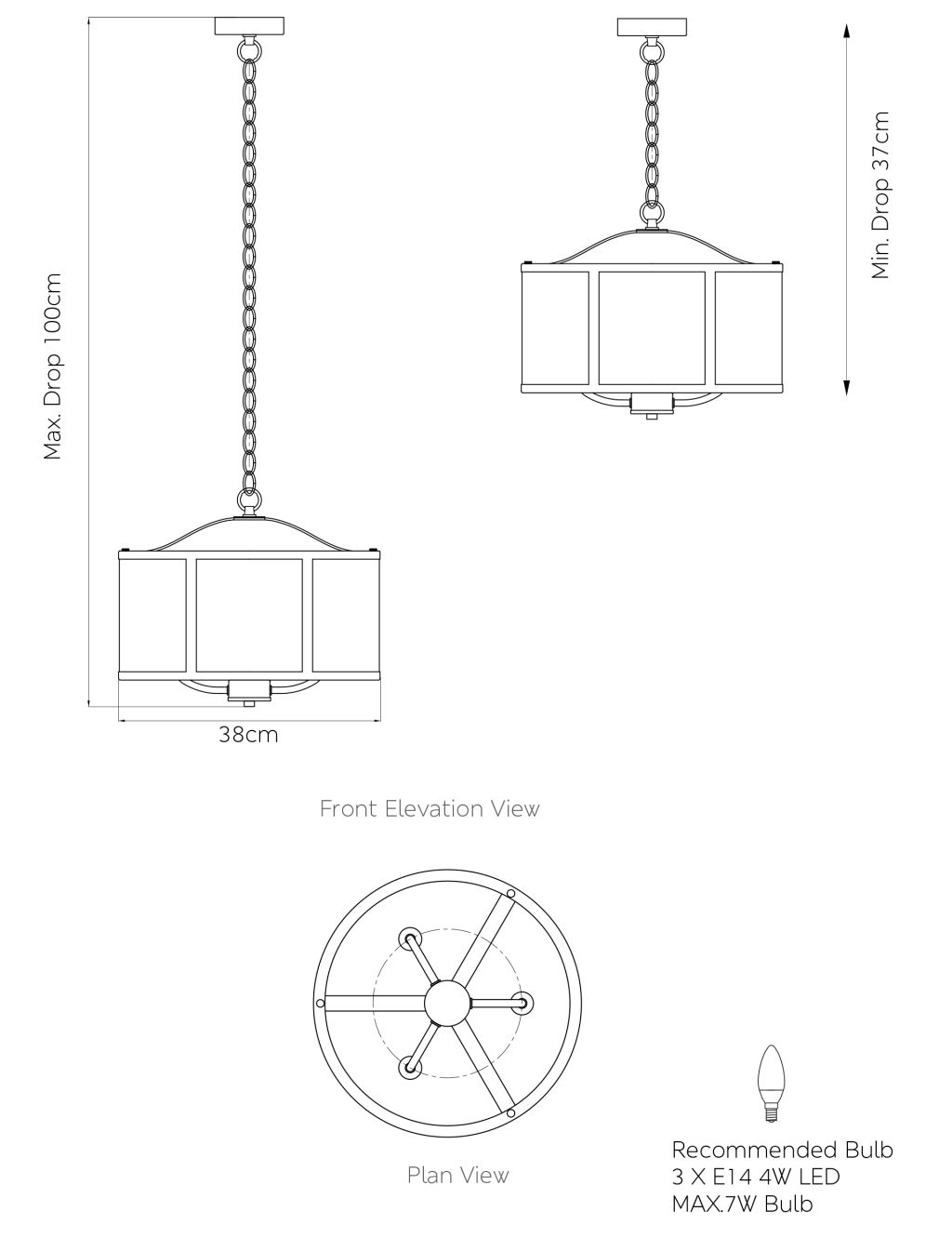 Elizabeth Pendant Light 5 of 7