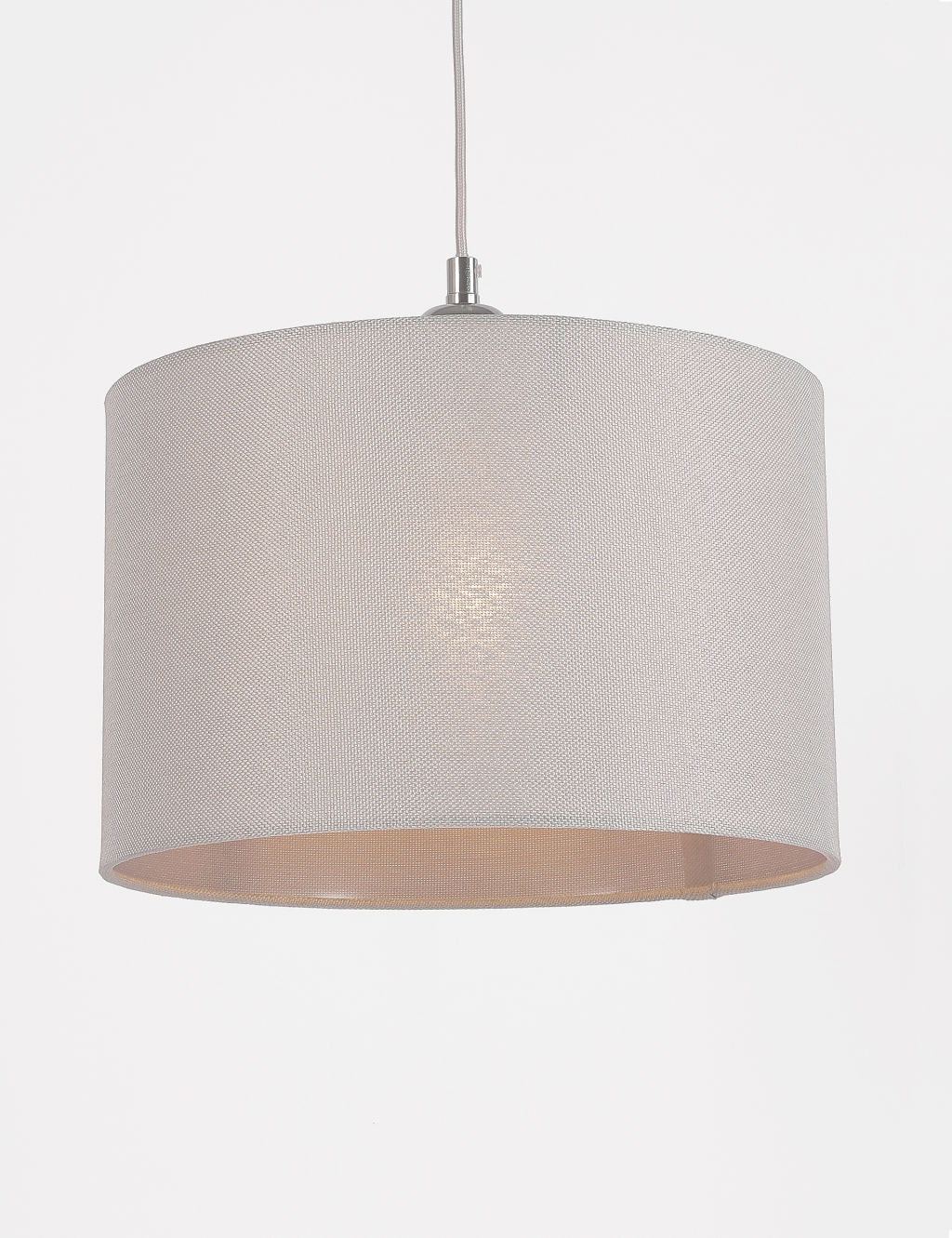 Textured Drum Lamp Shade