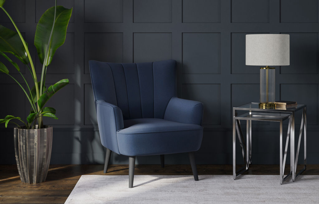 Evie Velvet Armchair