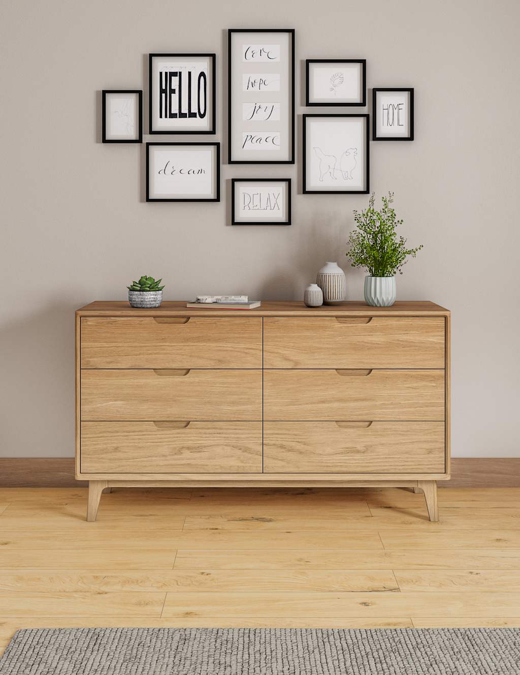 Nord Wide 6 Drawer Chest