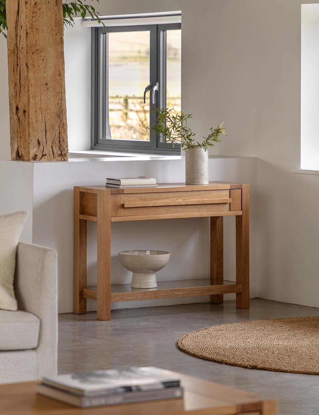 Gallery Direct Sonoma Console Table Oak
