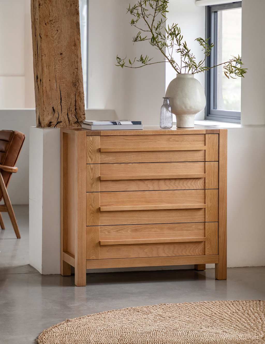 Gallery Direct Sonoma 4 Drawer Chest Oak