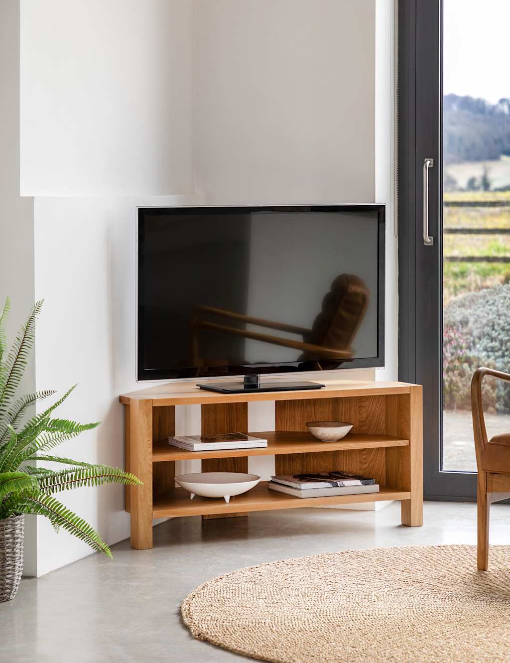 Gallery Direct Sonoma Corner TV Unit Oak