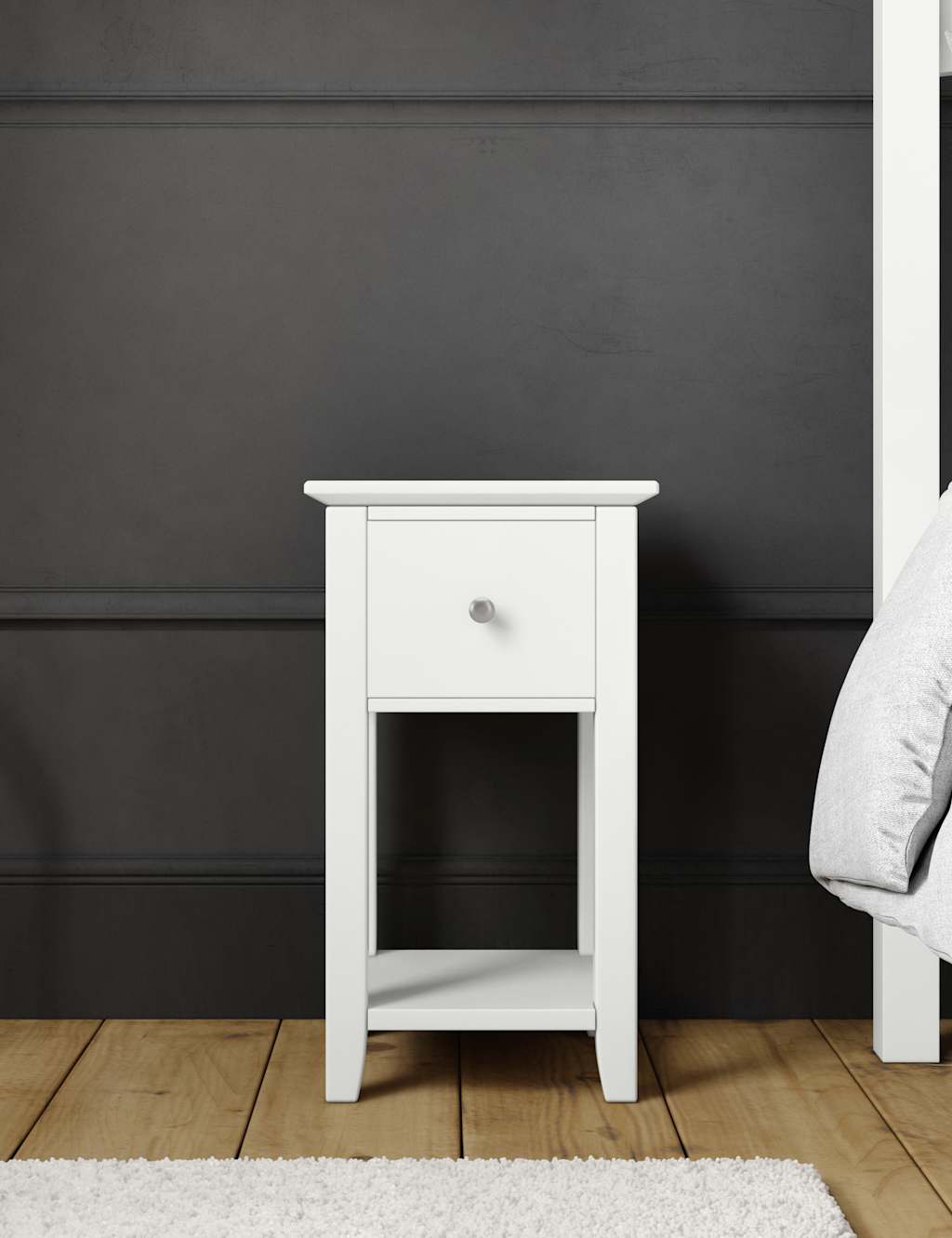 Set of 2 Hastings 1 Drawer Slim Bedside Tables
