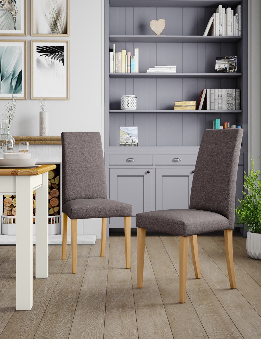 Set of 2 Alton Plain Dining Chairs | M&S