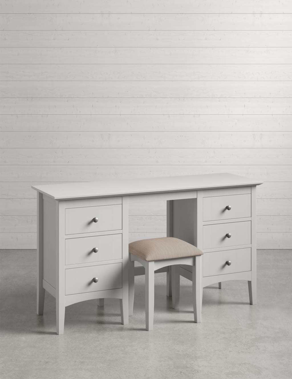 Hastings Grey Dressing Table & Stool