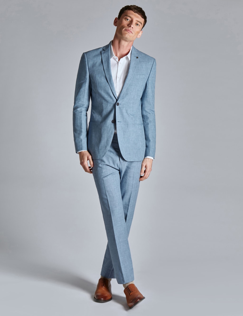 Slim Fit Linen Rich Suit 3 of 7