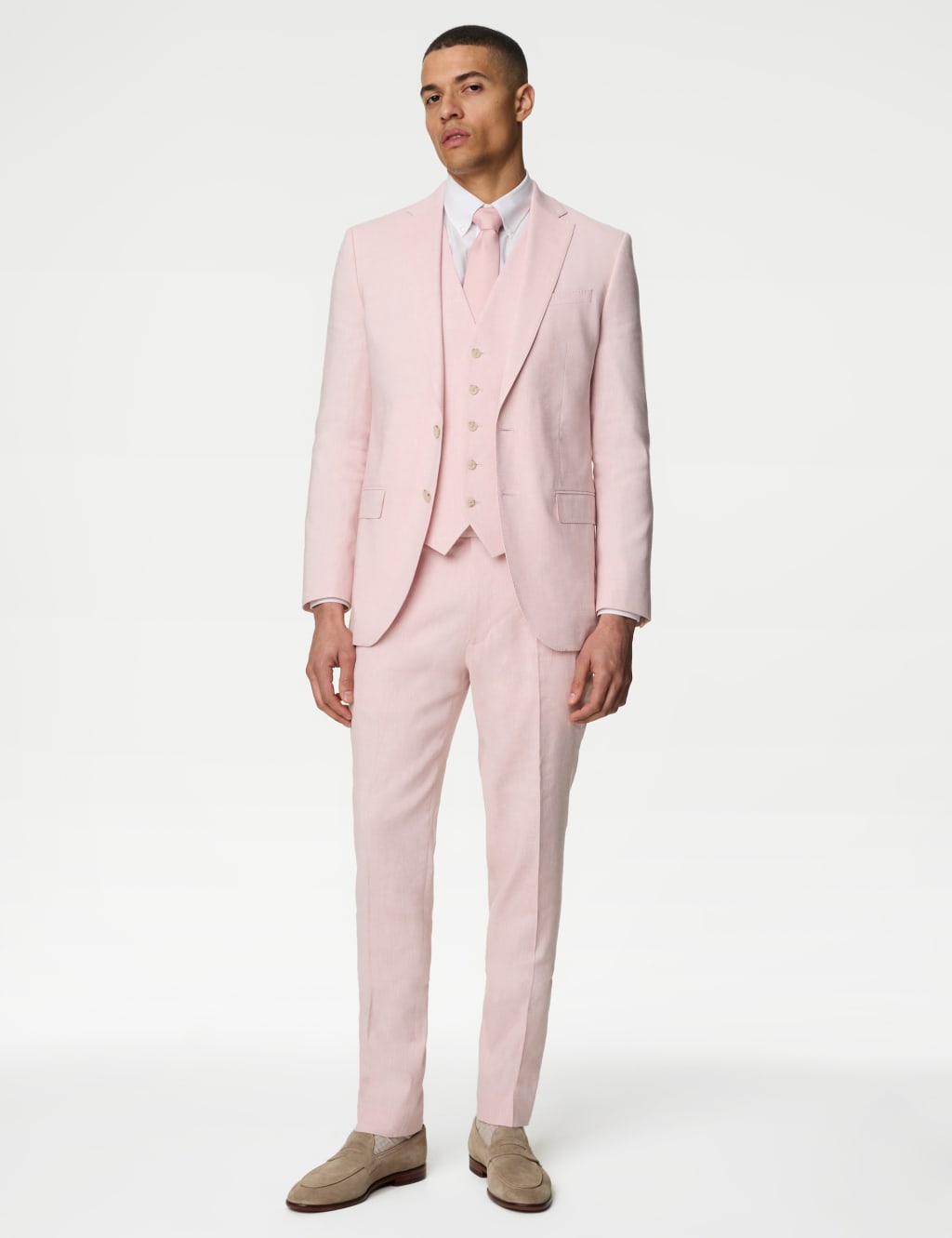 Tailored Fit Italian Linen Miracle™ Suit 3 of 6