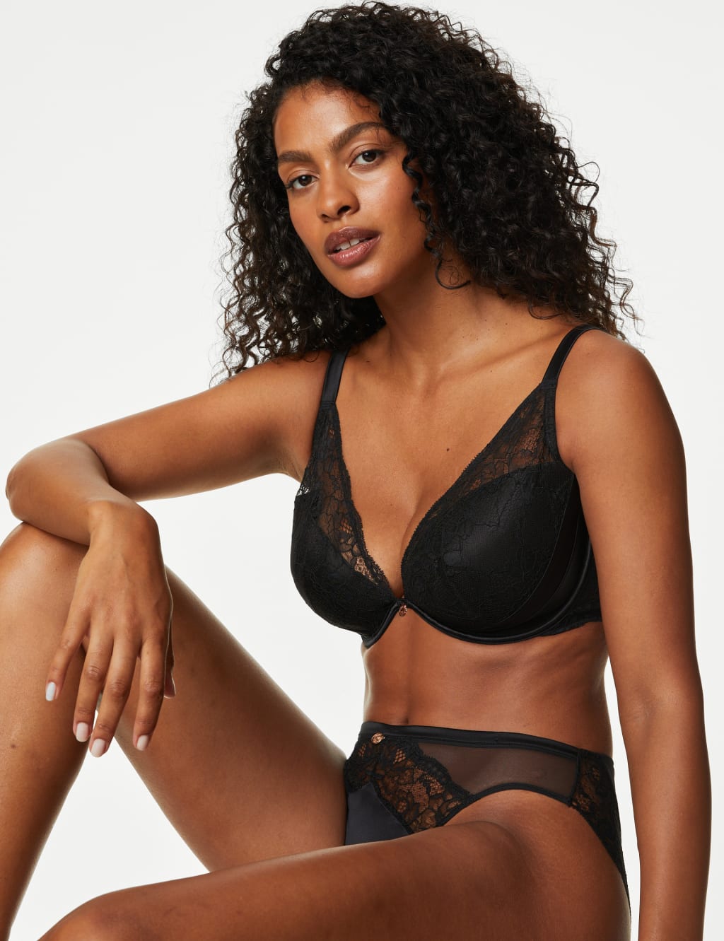 Silk Beau Wired Plunge Bra Set F-H 3 of 6