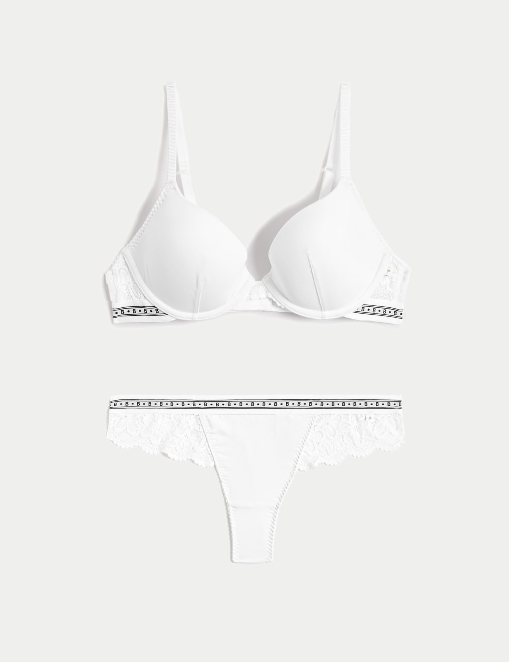 Cleo Wired Plunge Bra Set A-E 1 of 6