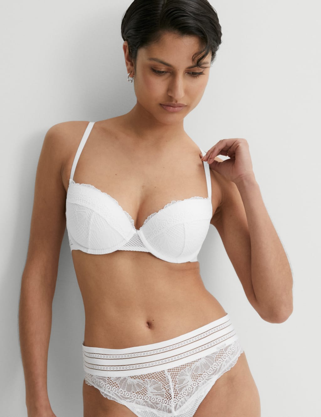 Marseilles Lace Wired Balcony Bra Set A-E 2 of 6
