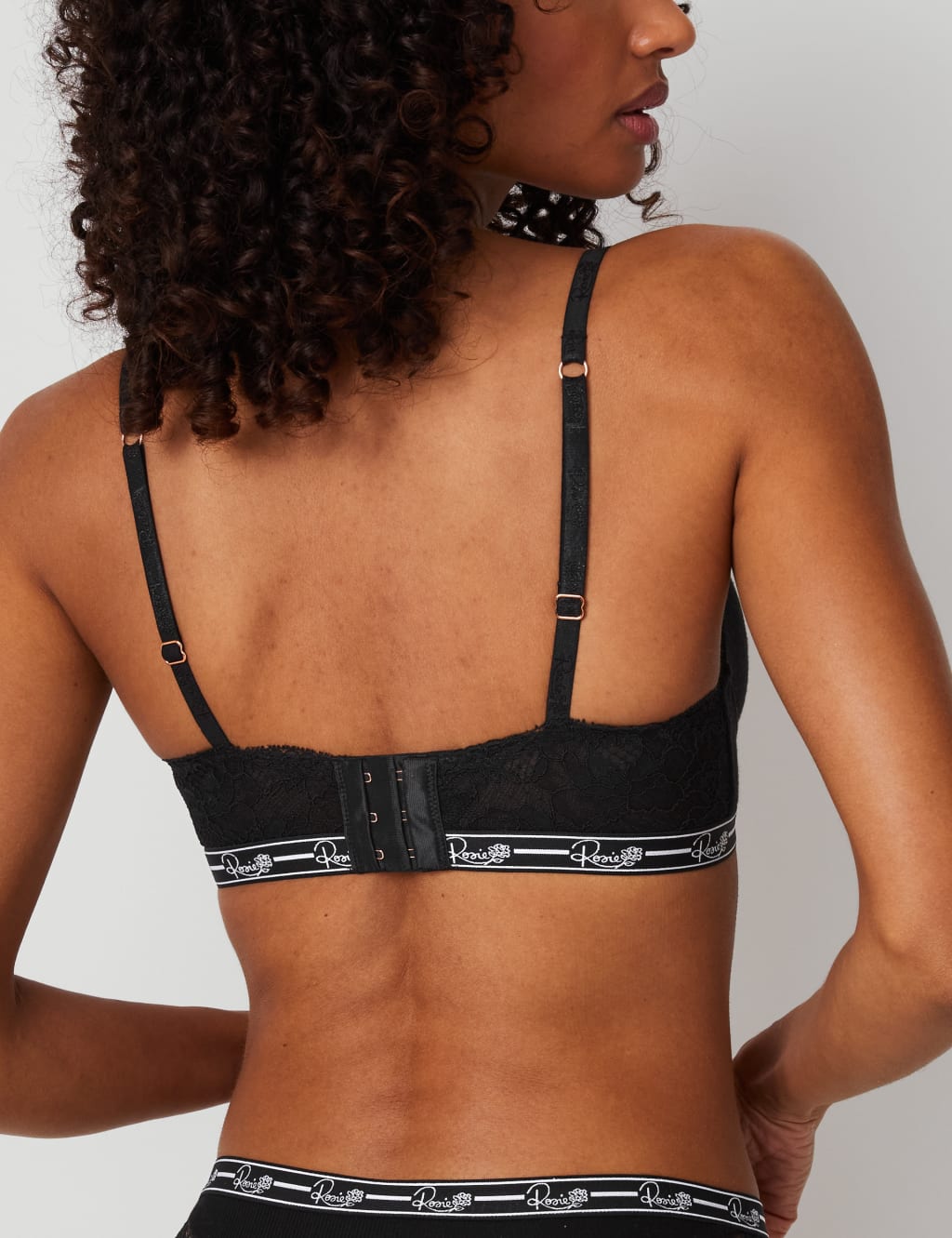 Ribbed Lounge Non-Wired Plunge Bra Set A-E 4 of 6