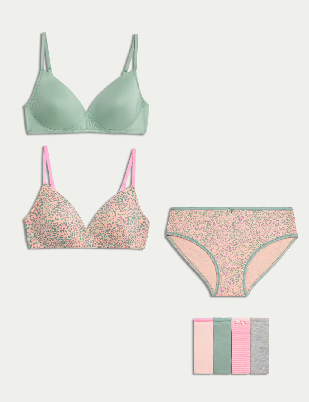 2pk Padded First Bras Sets  (AA-D) 1 of 1