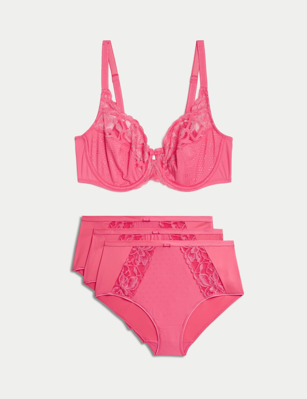 Wildblooms Wired Full Cup Bra Set A-E 1 of 6