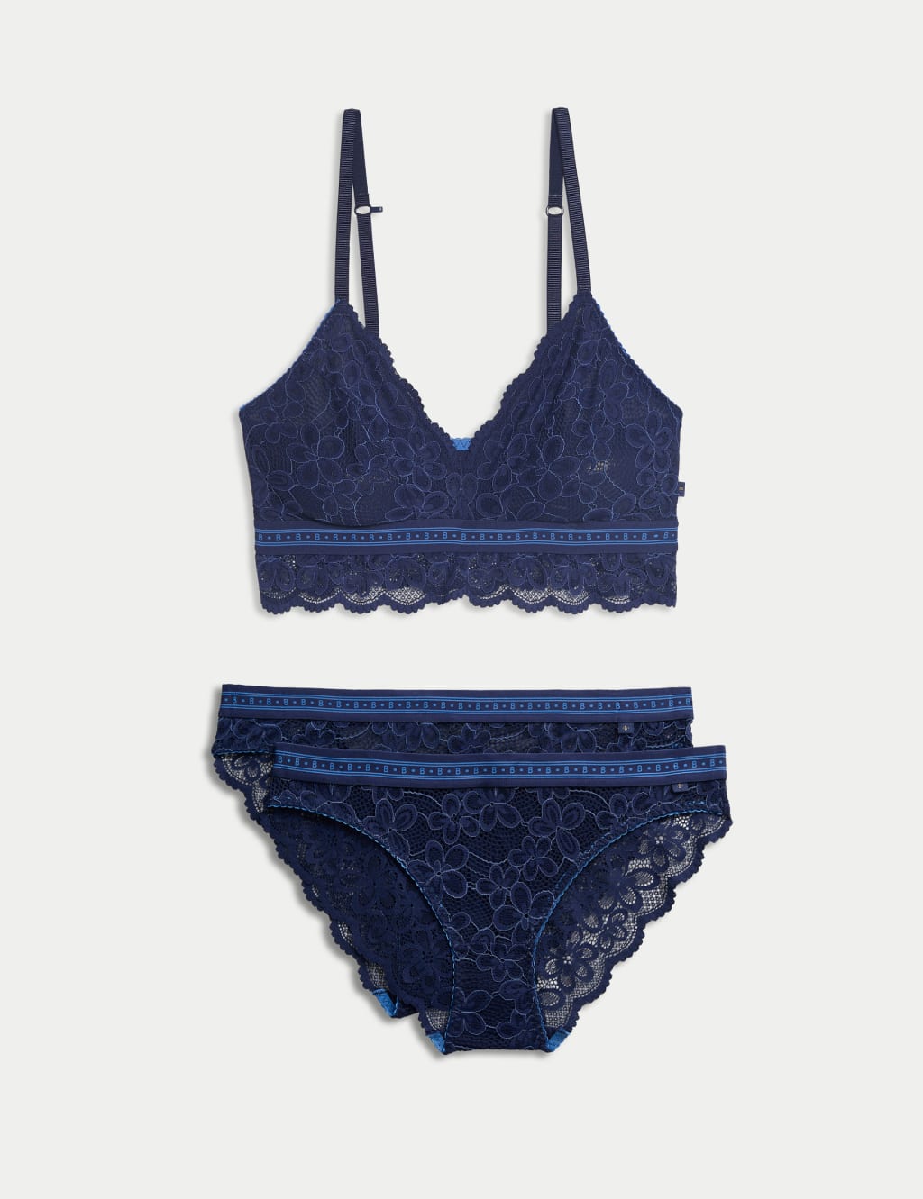 Cleo Lace Non Wired Bralette Set 1 of 6