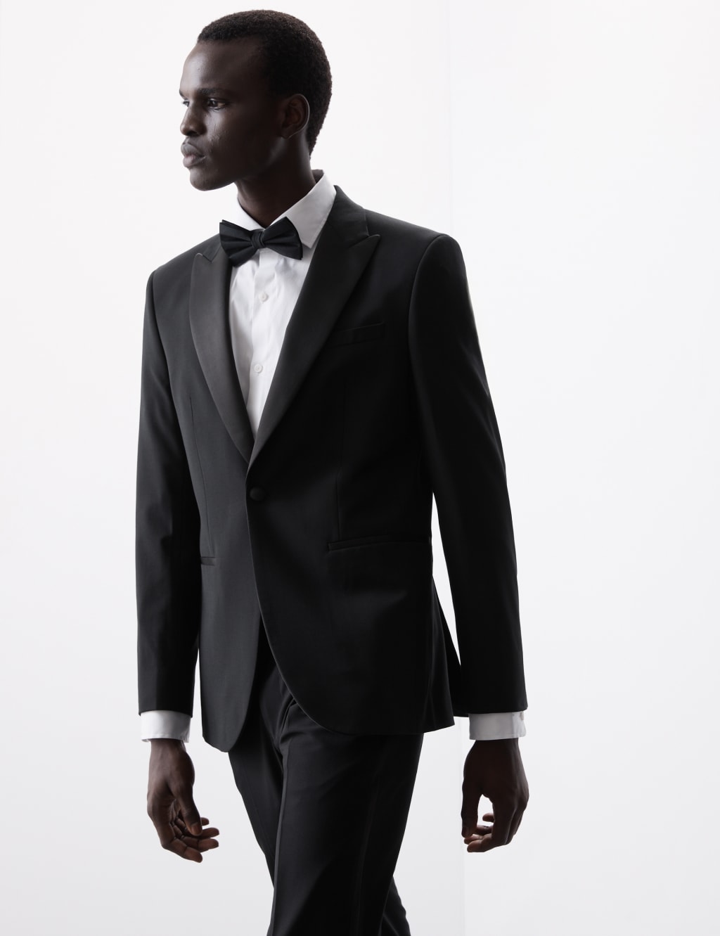 Tailored Fit Wool Blend Tuxedo Suit 1 of 6