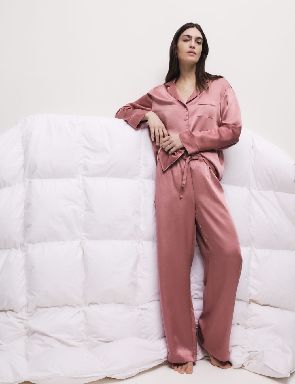 Dream Satin™ Revere Pyjama Top Set