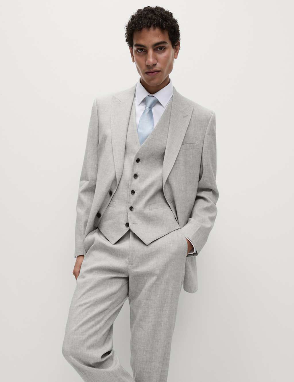 Tailored Fit Italian Performance Linen Suit