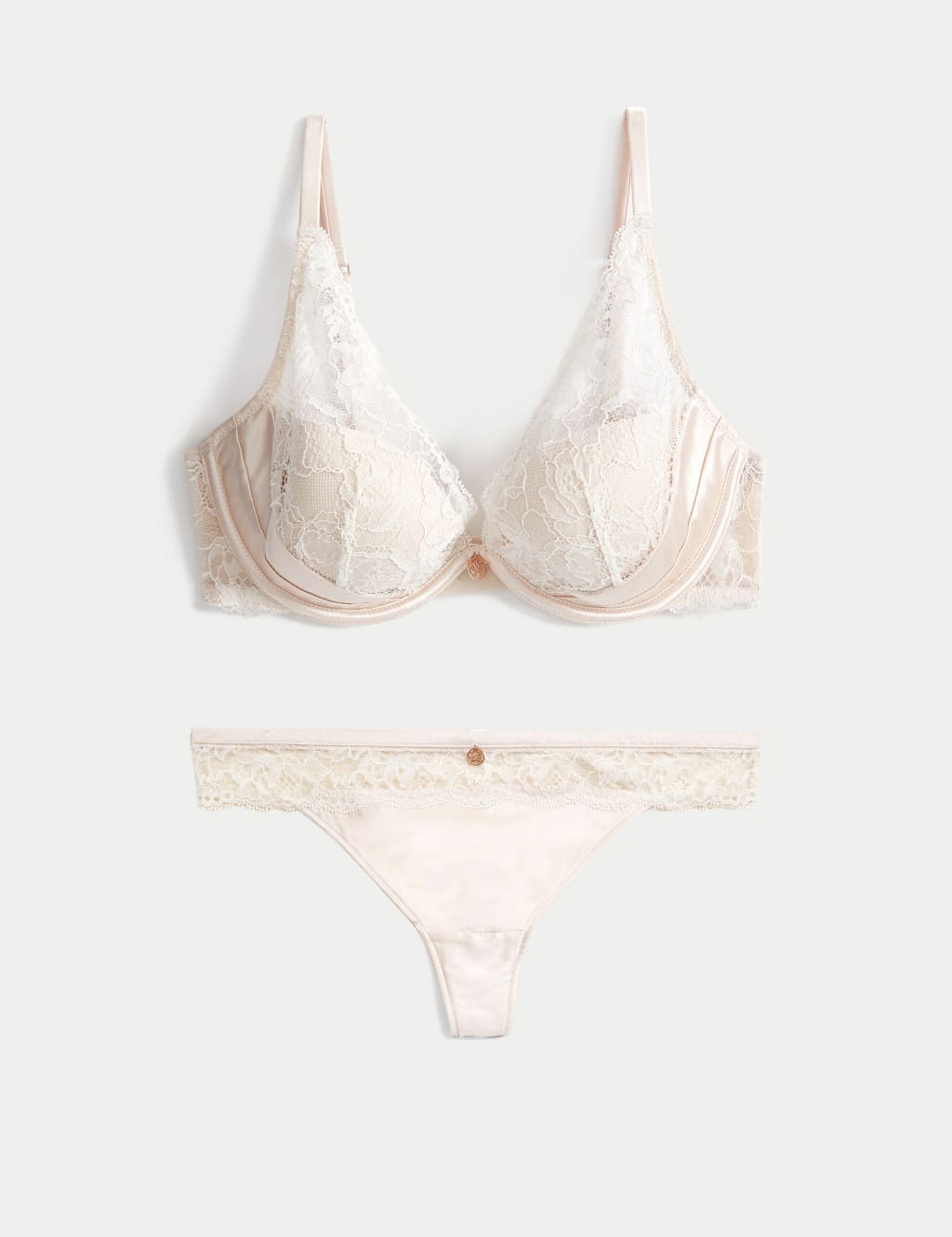 Silk Beau Wired Plunge Bra Set A-E 1 of 6