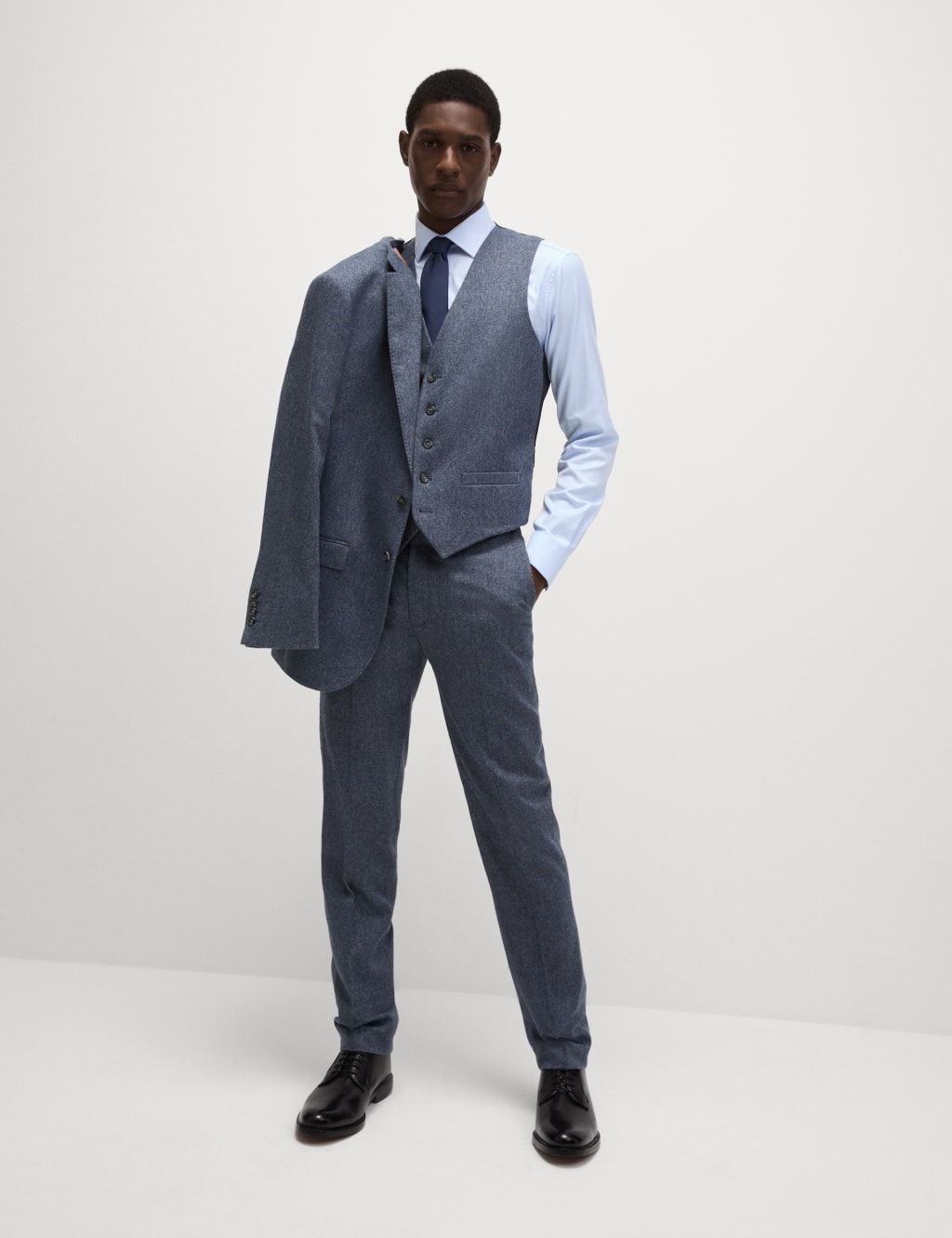 Tailored Fit Wool Rich Suit 4 of 6