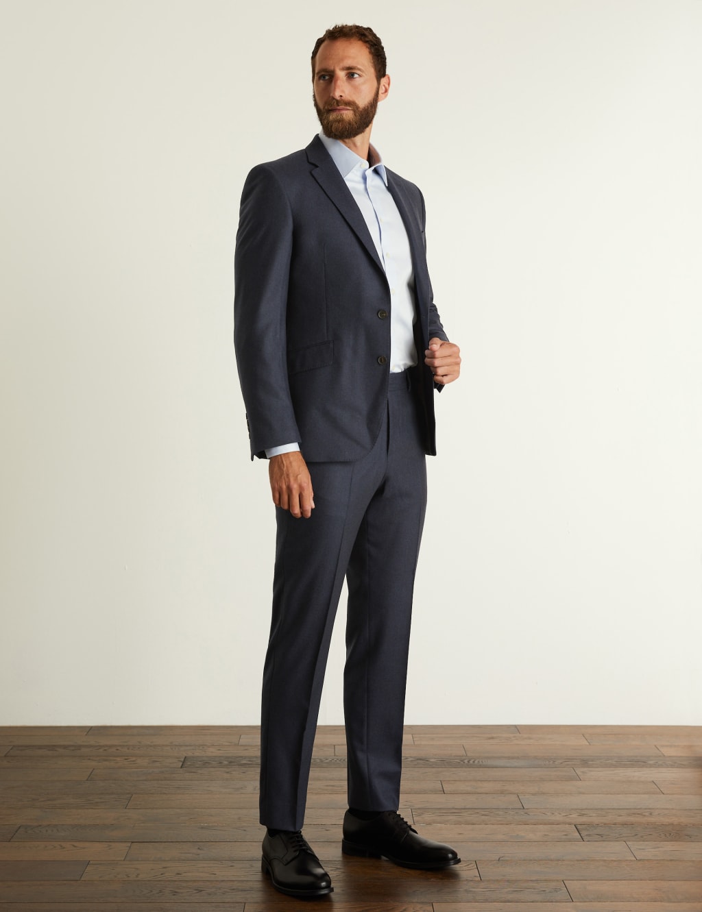 Slim Fit Pure Wool Flannel Suit 3 of 6