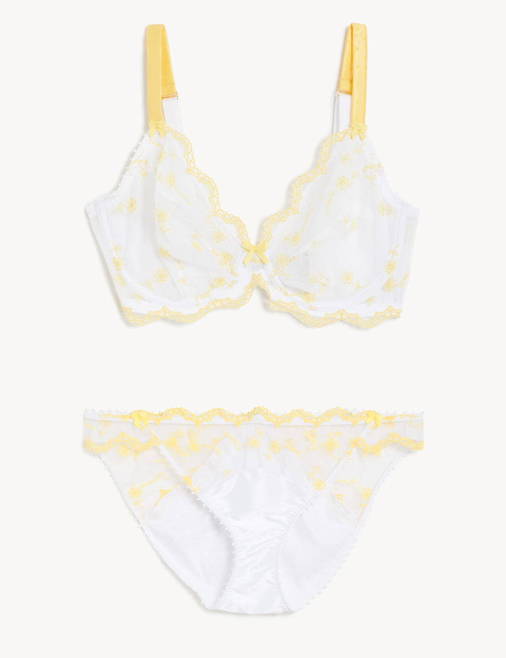 Evaline Wired Plunge Bra Set F-H 1 of 6