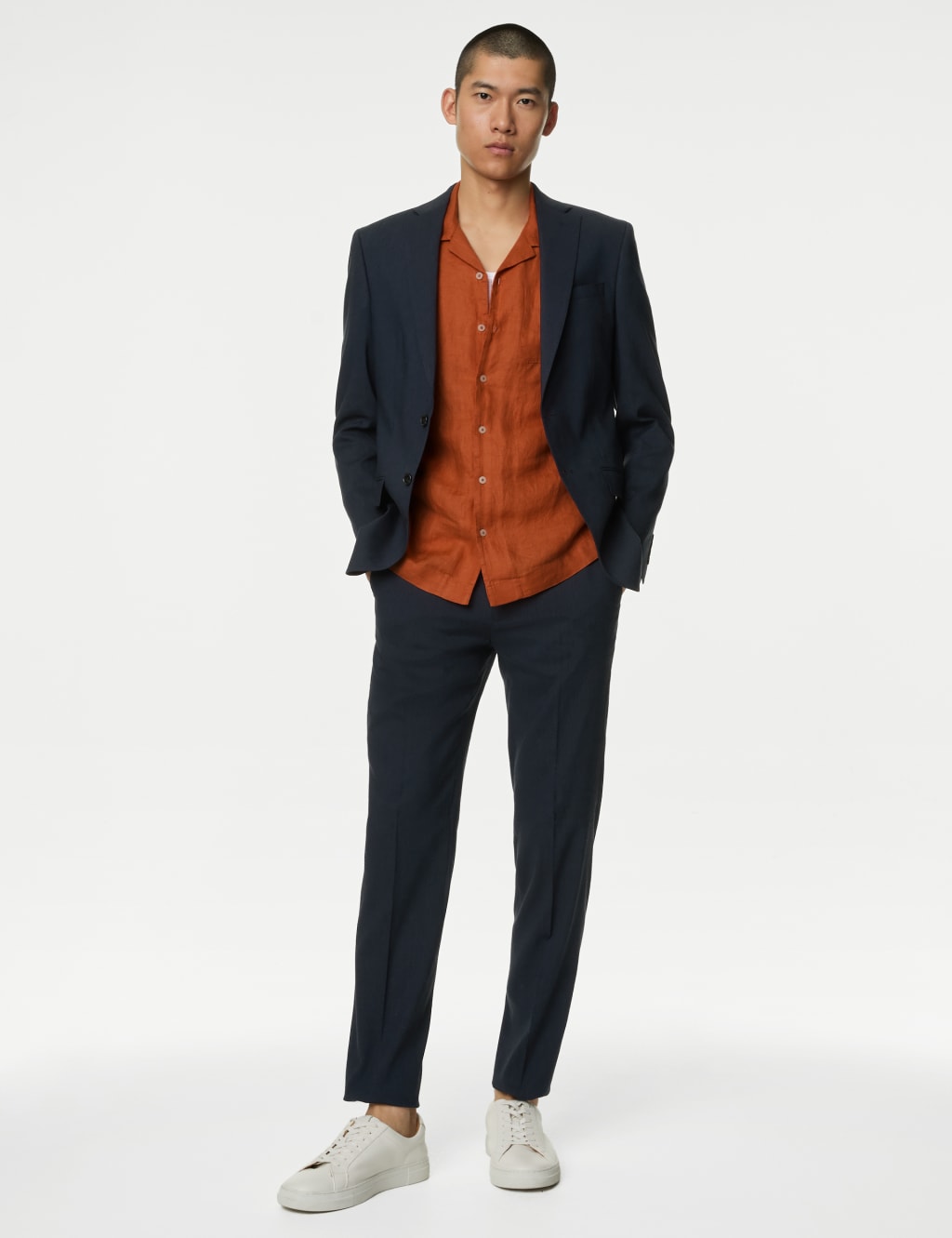 Tailored Fit Italian Linen Miracle™ Suit 3 of 7