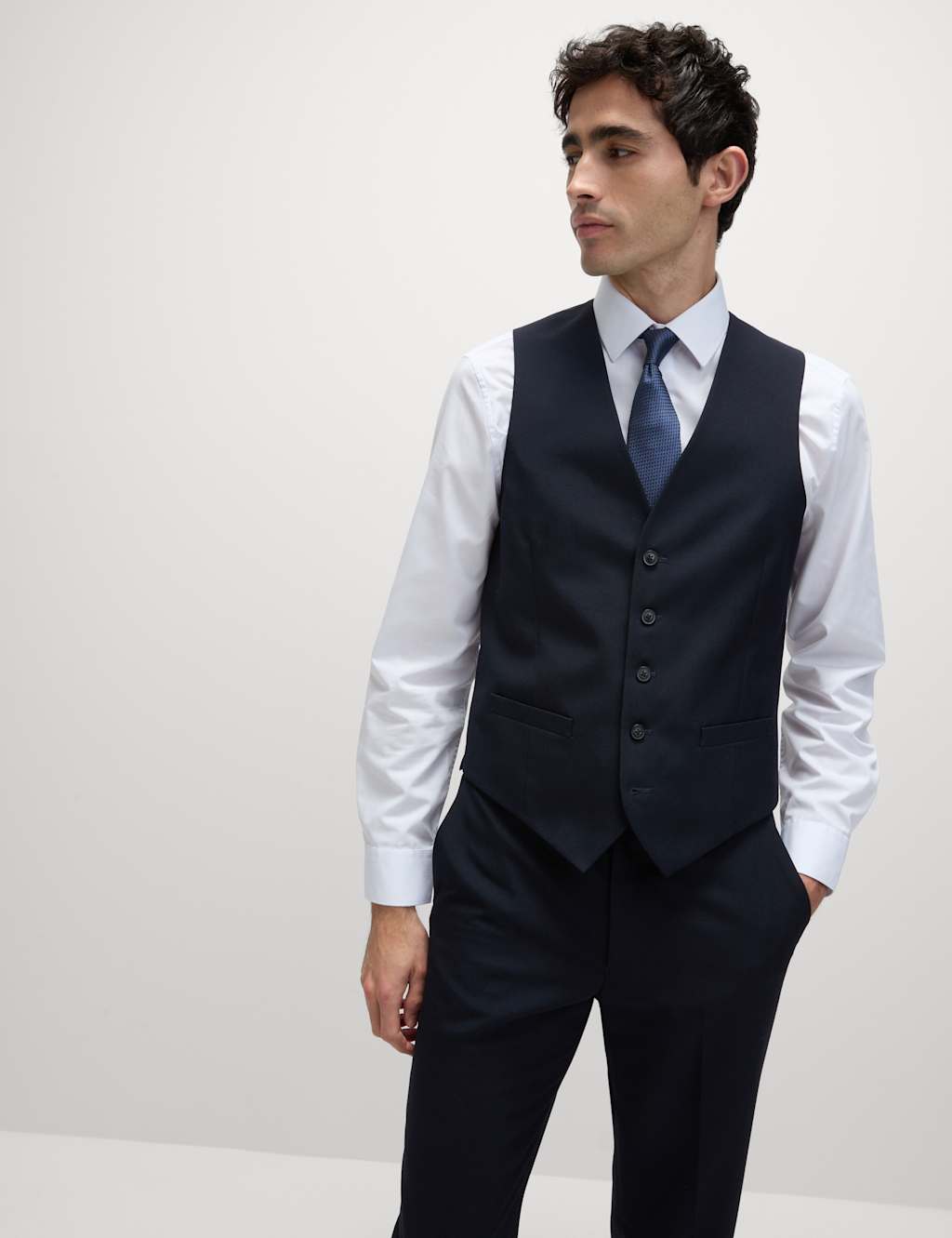 Regular Fit Machine Washable Suit 1 of 5