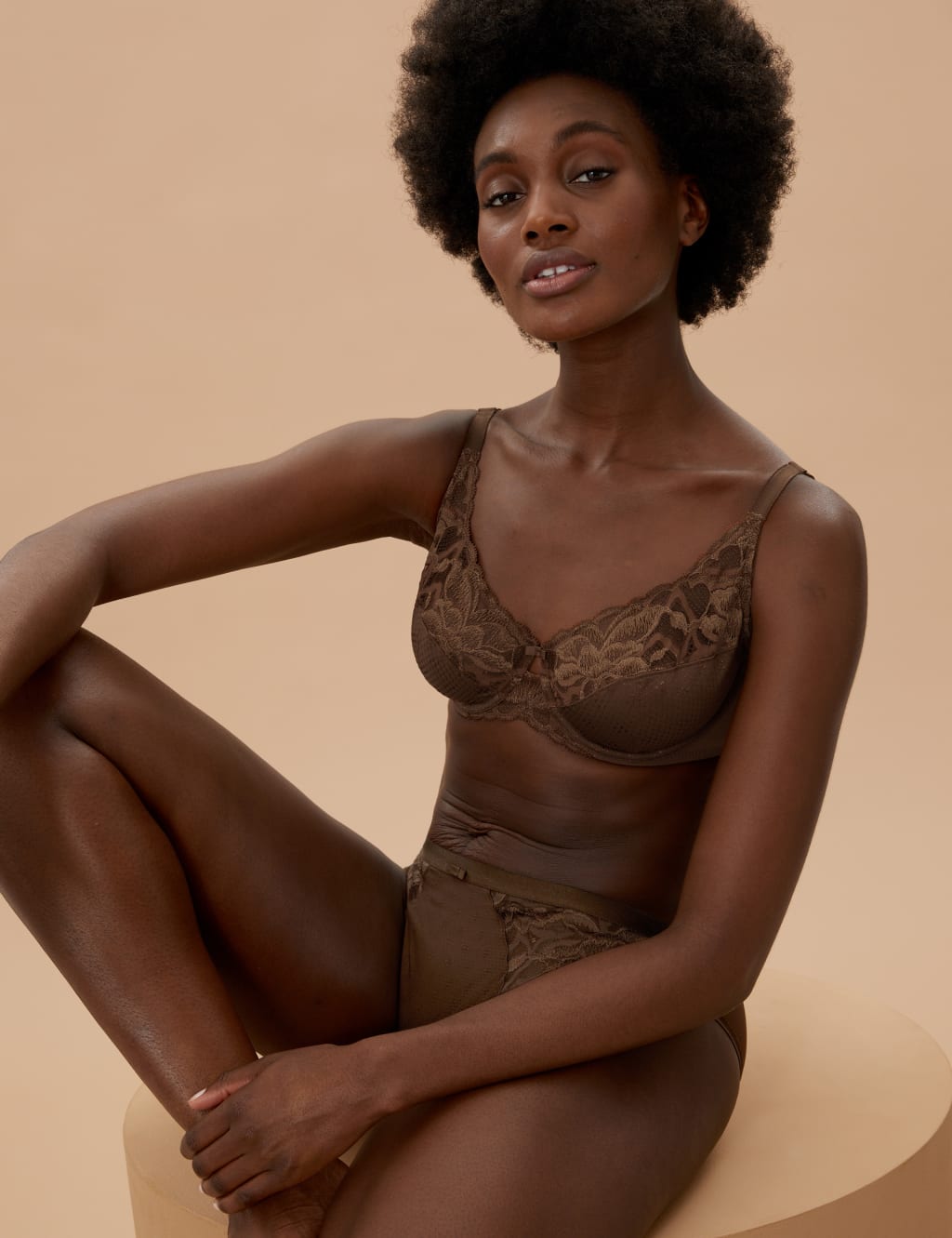 Wild Blooms Underwired Full Cup Bra Set A-E 1 of 1