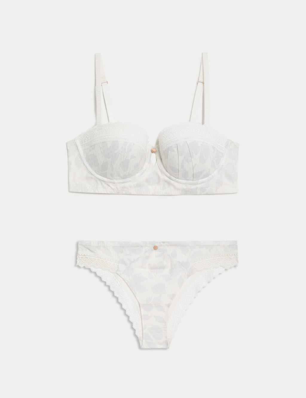 Delphine Wired Balcony Bra With Cotton Set A-E 1 of 6