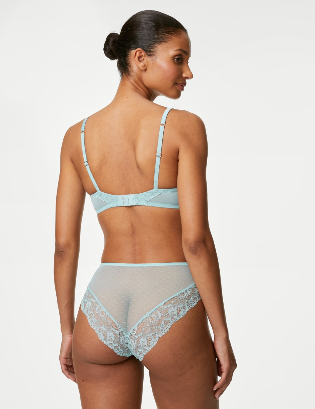 Aster Sparkle Lace Wired Balcony Bra Sets A-E 6 of 6