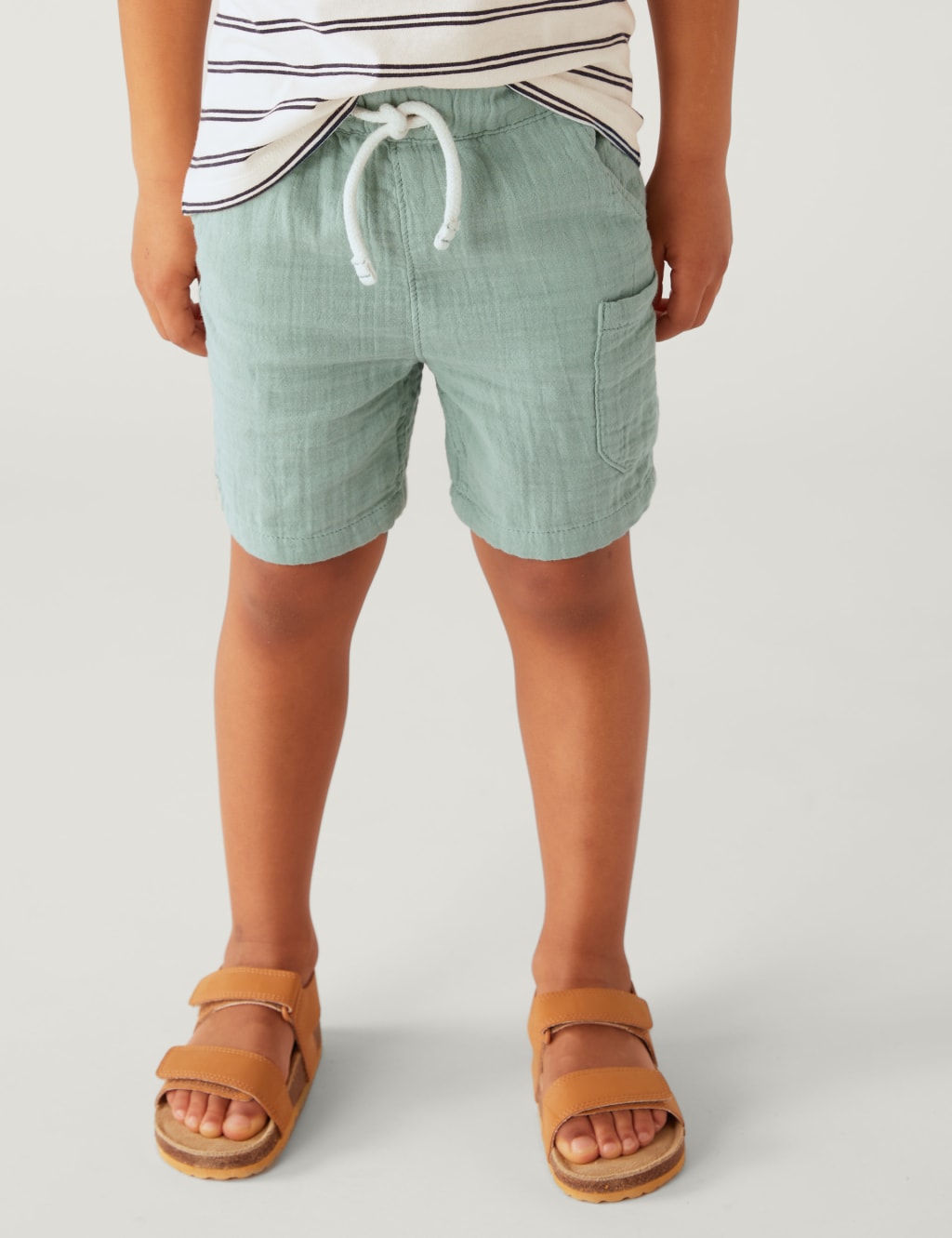 Pure Cotton Shirt T-Shirt and Shorts (2-8 Yrs) 4 of 5