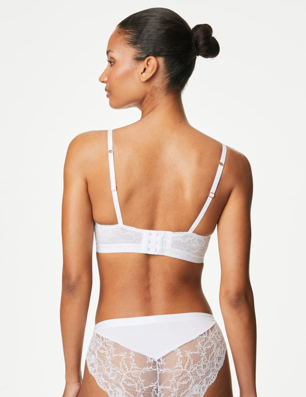 Ribbed Lounge Non-Wired Plunge Bra Set A-E 4 of 6