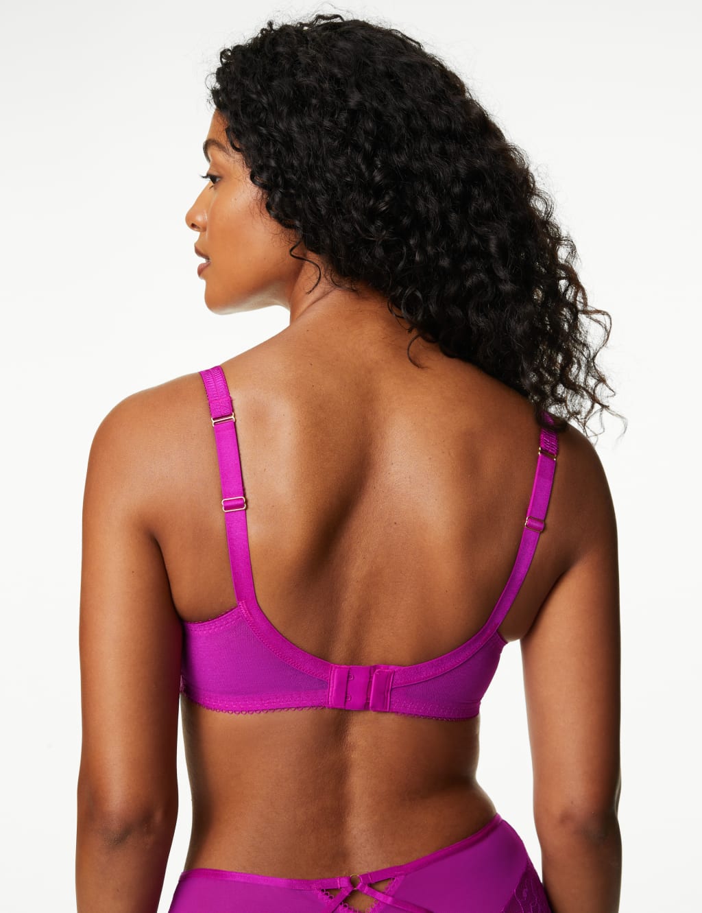 -Blanca Lace Wired Balcony Bra Set F-H 4 of 6