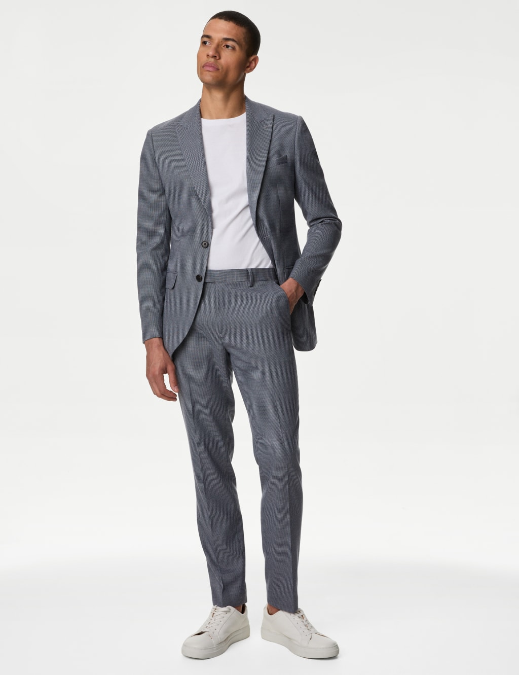 Slim Fit Puppytooth Stretch Suit 4 of 7
