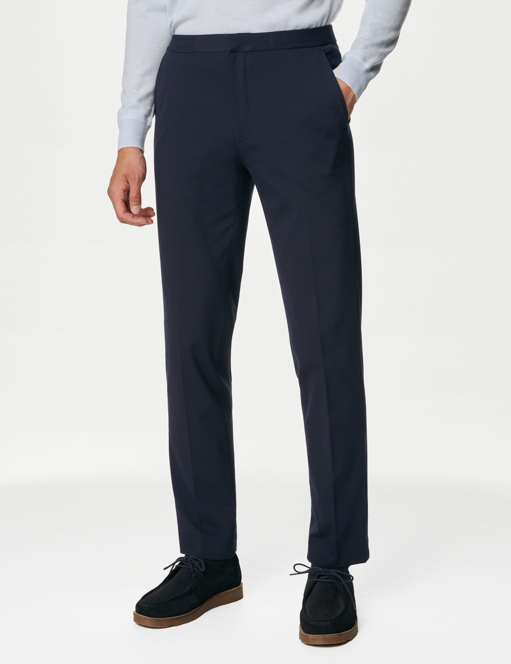 Jersey Flat Front Stretch Suit 6 of 7