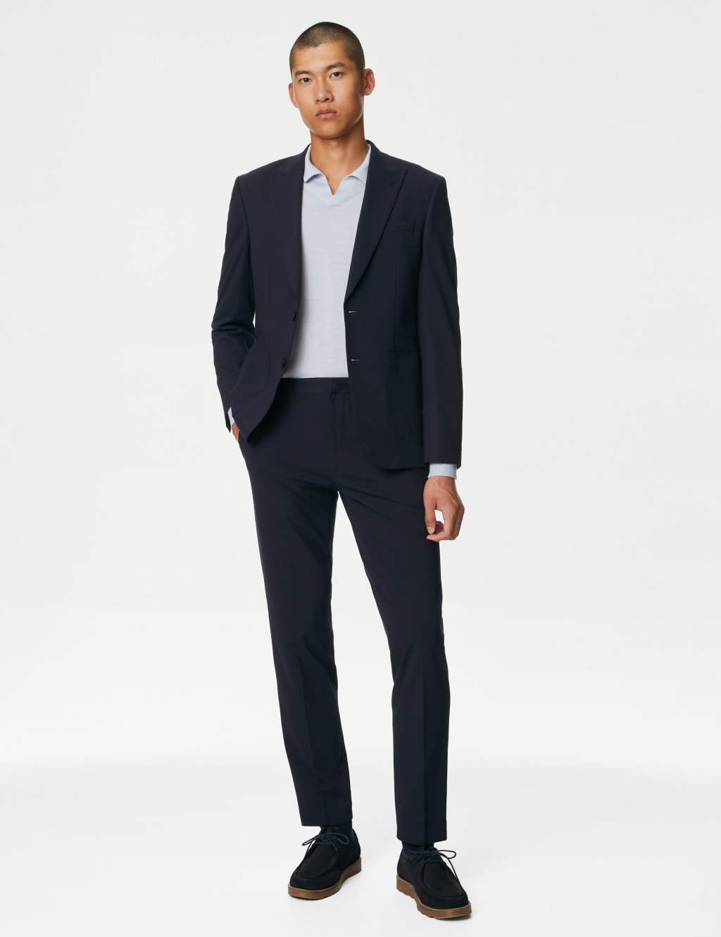 Jersey Flat Front Stretch Suit 4 of 7