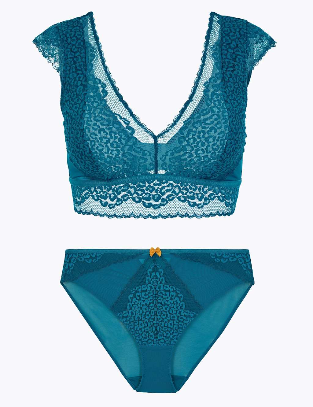 Leopard Lace Set with Bralet 1 of 6