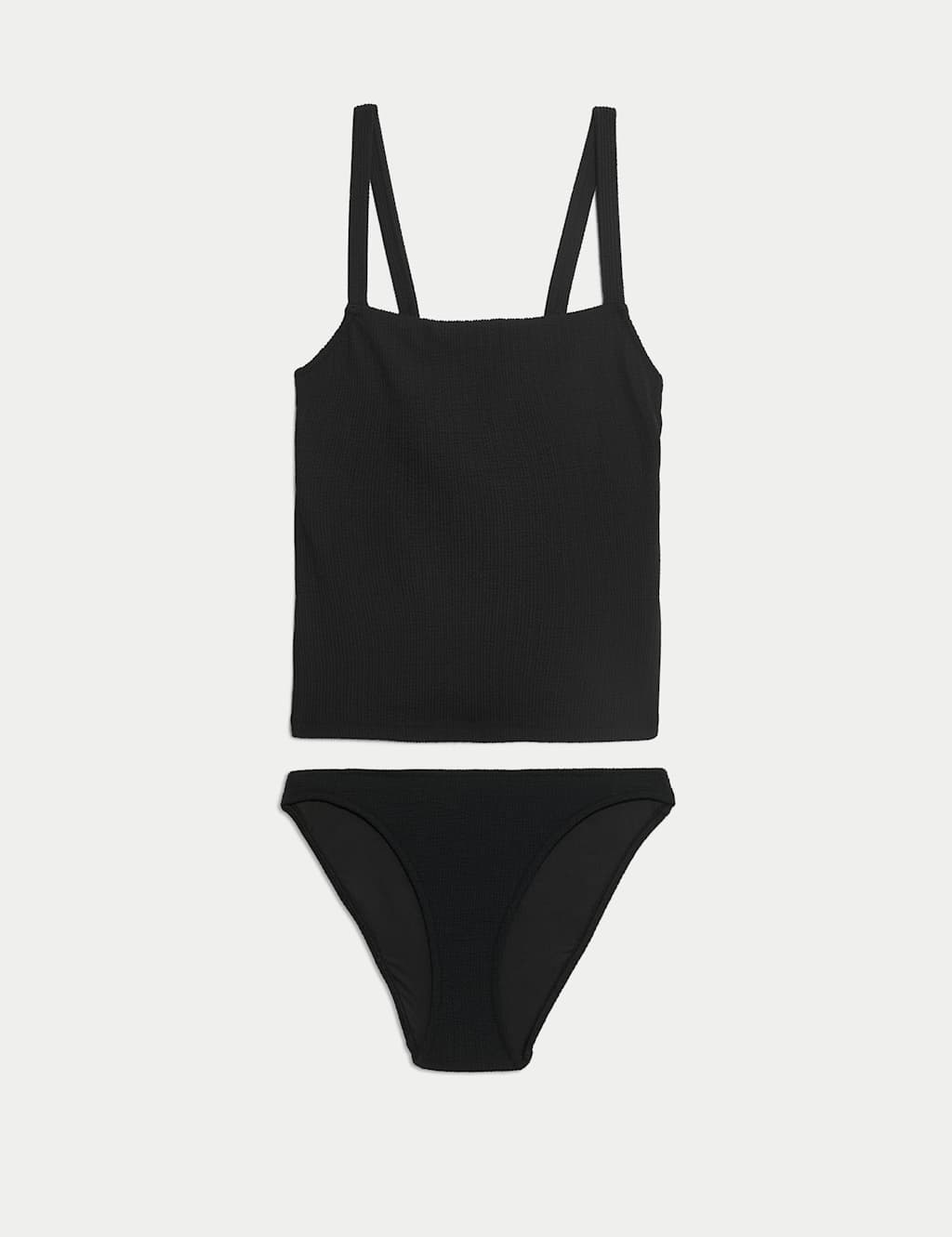 Textured Square Neck Tankini Set 1 of 6